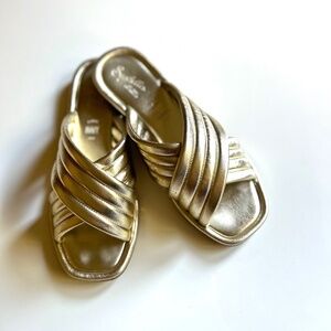 Seychelles Sandals US 7.5 Gold Women’s slip-on Slides
